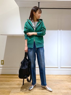 「BARNYARDSTORM（バンヤードストーム）のアイテム」を使った、sayakaさん（レディース・158cm）の冬コーディネート