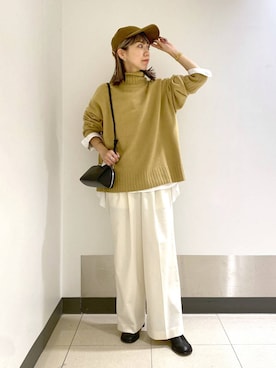 「アイテム（帽子）」を使った、sayakaさん（レディース・158cm・20代）の秋コーディネート