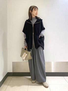 「アイテム（キーホルダー）」を使った、sayakaさん（レディース・158cm・20代）の冬コーディネート