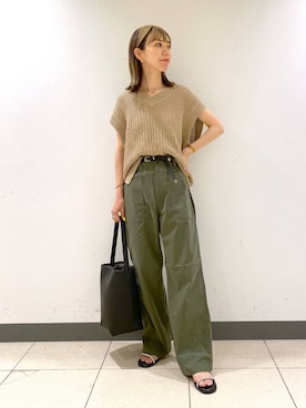 「アイテム（パンツ）」を使った、sayakaさん（レディース・158cm・30代）の夏コーディネート