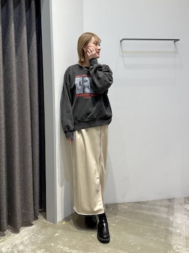 「BAYFLOW（ベイフロー）のアイテム」を使った、ayakabfさん（レディース・172cm）の冬コーディネート