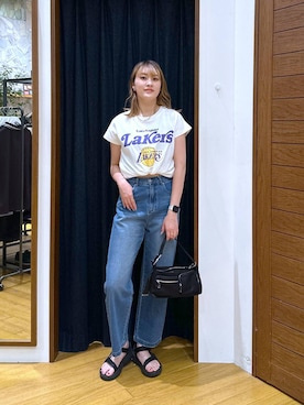 「HEREIAM（ヘレイアム）のアイテム」を使った、ayakabfさん（レディース・172cm）の夏コーディネート