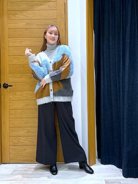 「BAYFLOW（ベイフロー）のアイテム（ニット/セーター）」を使った、ayakabfさん（レディース・172cm）の秋コーディネート