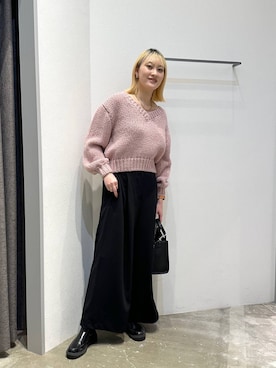 「HEREIAM（ヘレイアム）のアイテム」を使った、ayakabfさん（レディース・172cm）の冬コーディネート