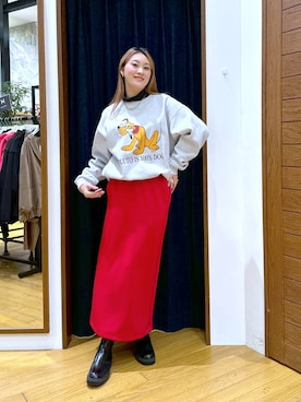 ayakabfさん（レディース・172cm）の冬コーディネート