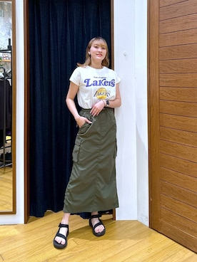 「Teva（テバ）のアイテム」を使った、ayakabfさん（レディース・172cm）の夏コーディネート