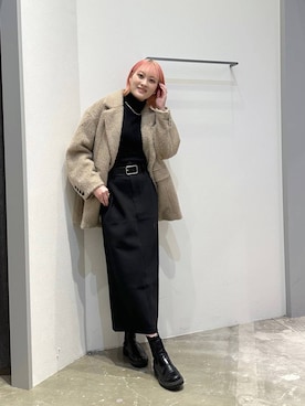 「アイテム（テーラードジャケット）」を使った、ayakabfさん（レディース・172cm・20代）の秋コーディネート