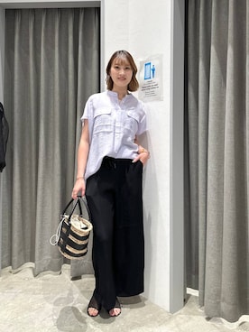 「アイテム（パンツ、ピンク系）」を使った、ayakabfさん（レディース・172cm）の夏コーディネート