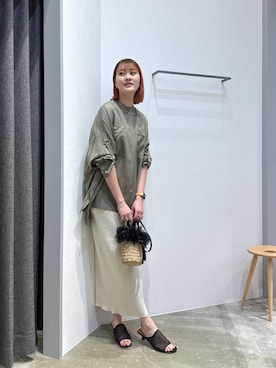 「kakatoo（カカトゥ）のアイテム」を使った、ayakabfさん（レディース・172cm）の春コーディネート