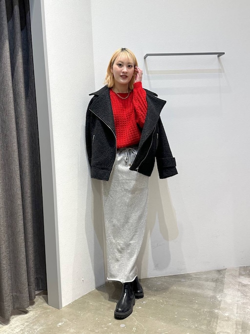 セール】[軽い着心地]ウーリーライダースコート（その他アウター