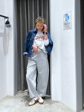 「BAYFLOW（ベイフロー）のアイテム（その他パンツ）」を使った、ayakabfさん（レディース・172cm）の秋コーディネート