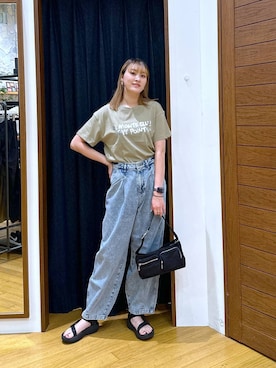 「HEREIAM（ヘレイアム）のアイテム」を使った、ayakabfさん（レディース・172cm）の夏コーディネート