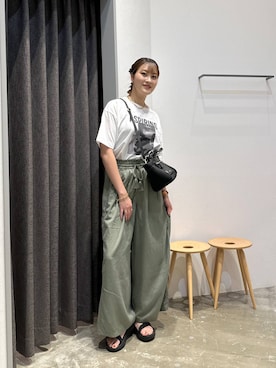 「アイテム（パンツ）」を使った、ayakabfさん（レディース・172cm）の夏コーディネート