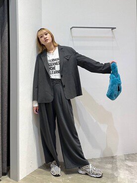 「HEREIAM（ヘレイアム）のアイテム（バッグ）」を使った、ayakabfさん（レディース・172cm）の秋コーディネート