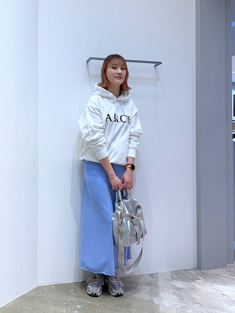 Championのスカートを使った「ロングスカート」の人気ファッション