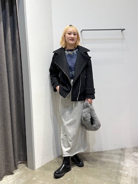 「アイテム（ハンドバッグ）」を使った、ayakabfさん（レディース・172cm）の冬コーディネート