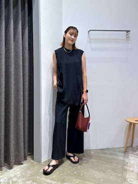 「アイテム（ハンドバッグ）」を使った、ayakabfさん（レディース・172cm）の夏コーディネート