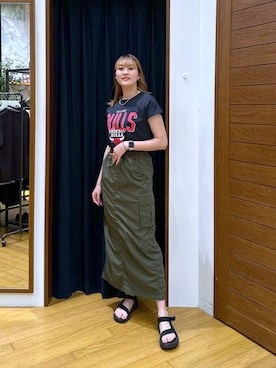 「Teva（テバ）のアイテム」を使った、ayakabfさん（レディース・172cm）の夏コーディネート