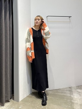 「アイテム（ワンピース/ドレス）」を使った、ayakabfさん（レディース・172cm）の秋コーディネート