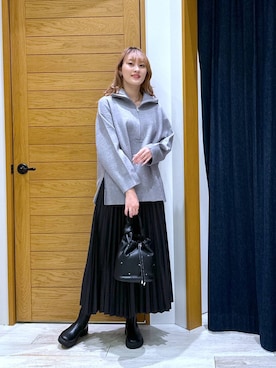 「HEREIAM（ヘレイアム）のアイテム」を使った、ayakabfさん（レディース・172cm）の秋コーディネート