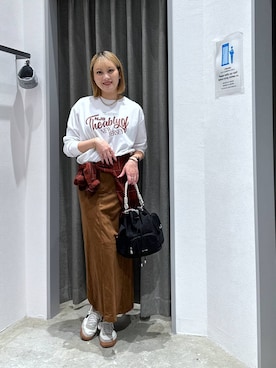 「アイテム（ハンドバッグ）」を使った、ayakabfさん（レディース・172cm）の秋コーディネート