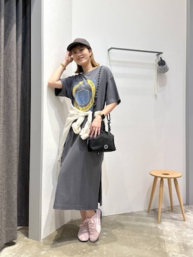 「アイテム（ワンピース/ドレス）」を使った、ayakabfさん（レディース・172cm）の夏コーディネート