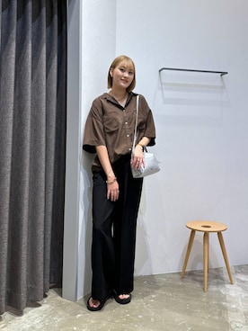 「BAYFLOW」｜ayakabfさん（レディース・172cm）の夏コーディネート