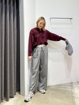 「HEREIAM（ヘレイアム）のアイテム（バッグ）」を使った、ayakabfさん（レディース・172cm）の秋コーディネート