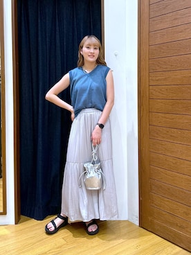 ayakabfさん（レディース・172cm）の夏コーディネート