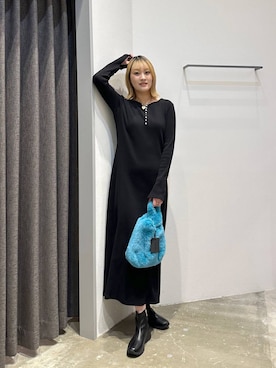 「アイテム（ワンピース/ドレス）」を使った、ayakabfさん（レディース・172cm）の秋コーディネート