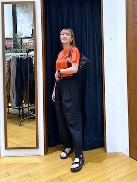 「HEREIAM（ヘレイアム）のアイテム」を使った、ayakabfさん（レディース・172cm）の夏コーディネート