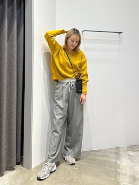 「BAYFLOW（ベイフロー）のアイテム（ショルダーバッグ）」を使った、ayakabfさん（レディース・172cm）の秋コーディネート