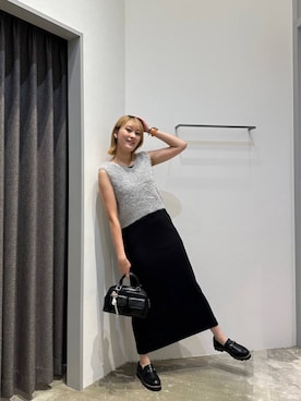 「BAYFLOW（ベイフロー）のアイテム（ワンピース）」を使った、ayakabfさん（レディース・172cm）の秋コーディネート