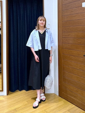 「アイテム（ワンピース）」を使った、ayakabfさん（レディース・172cm）の春コーディネート