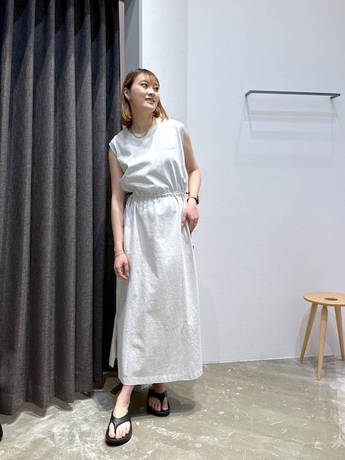 IENA スペインピマコットン　ノースリーブワンピース IENA スペインピマコットンノースリーブワンピース