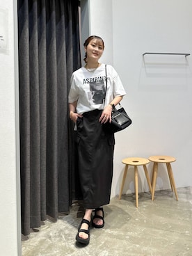 「BAYFLOW」｜ayakabfさん（レディース・172cm）の夏コーディネート