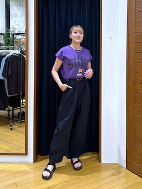「Teva（テバ）のアイテム」を使った、ayakabfさん（レディース・172cm）の夏コーディネート