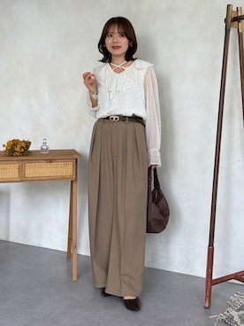 mayuさん（レディース・157cm）の春コーディネート