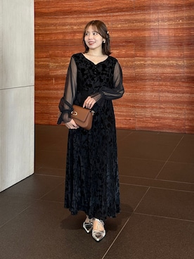 「Thevon（ゼボン）のアイテム」を使った、mayuさん（レディース・157cm）の冬コーディネート