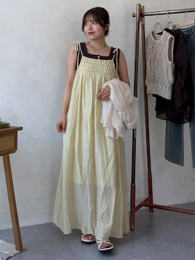 「Thevon（ゼボン）のアイテム」を使った、mayuさん（レディース・157cm）の夏コーディネート