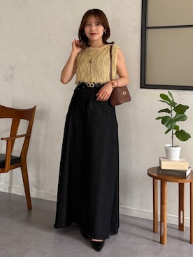 「Thevon（ゼボン）のアイテム」を使った、mayuさん（レディース・157cm）の夏コーディネート