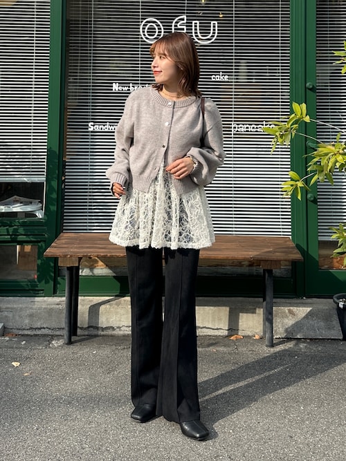 レースキャミチュニック（チュニック）｜Thevon（ゼボン）の