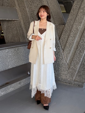 「Thevon（ゼボン）のアイテム」を使った、mayuさん（レディース・157cm）の冬コーディネート