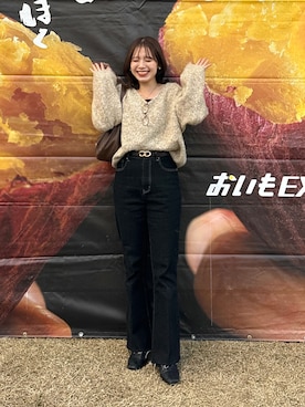 「Thevon（ゼボン）のアイテム」を使った、mayuさん（レディース・157cm）の冬コーディネート