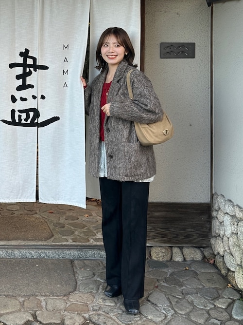 セール】シャギーミドルコート（その他アウター）｜Thevon（ゼボン）の