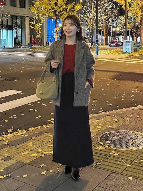 セール】シャギーミドルコート（その他アウター）｜Thevon（ゼボン）の