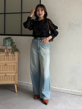 「Thevon（ゼボン）のアイテム」を使った、mayuさん（レディース・157cm）の冬コーディネート