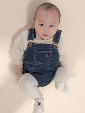 「男の子ベビー」｜「アイテム（スウェット）」を使った、ネクロズマさん（キッズ・80cm）の冬コーディネート