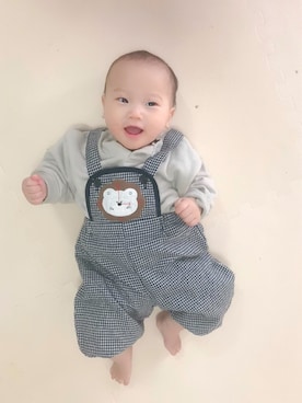 「男の子ベビー」｜「アイテム（スウェット）」を使った、ネクロズマさん（キッズ・80cm）の冬コーディネート