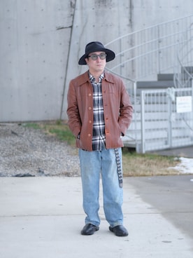 「marka（マーカ）のアイテム」を使った、YUKI    さん（メンズ・170cm）の冬コーディネート